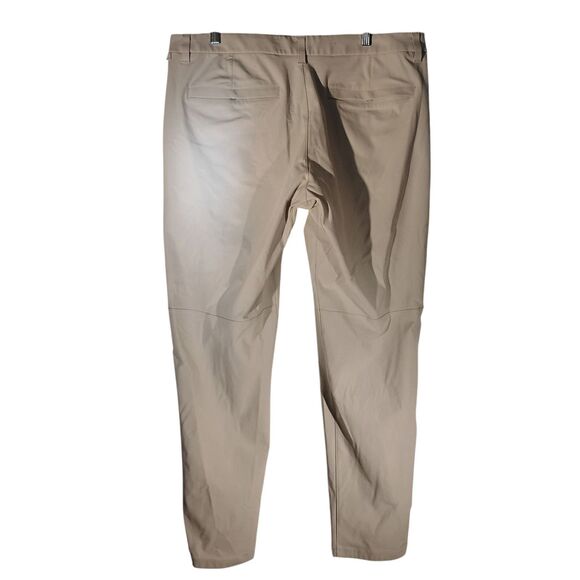 Lululemon ABC pants mens 38 38x30 beige straight leg active performance stretch - Picture 2 of 8